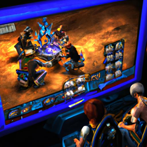 Một nhóm game thủ đang chiến đấu trong một trận đấu gay cấn của Ladder Diablo 2.