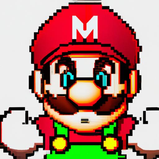 Vẽ Mario trong phong cách độc đáo